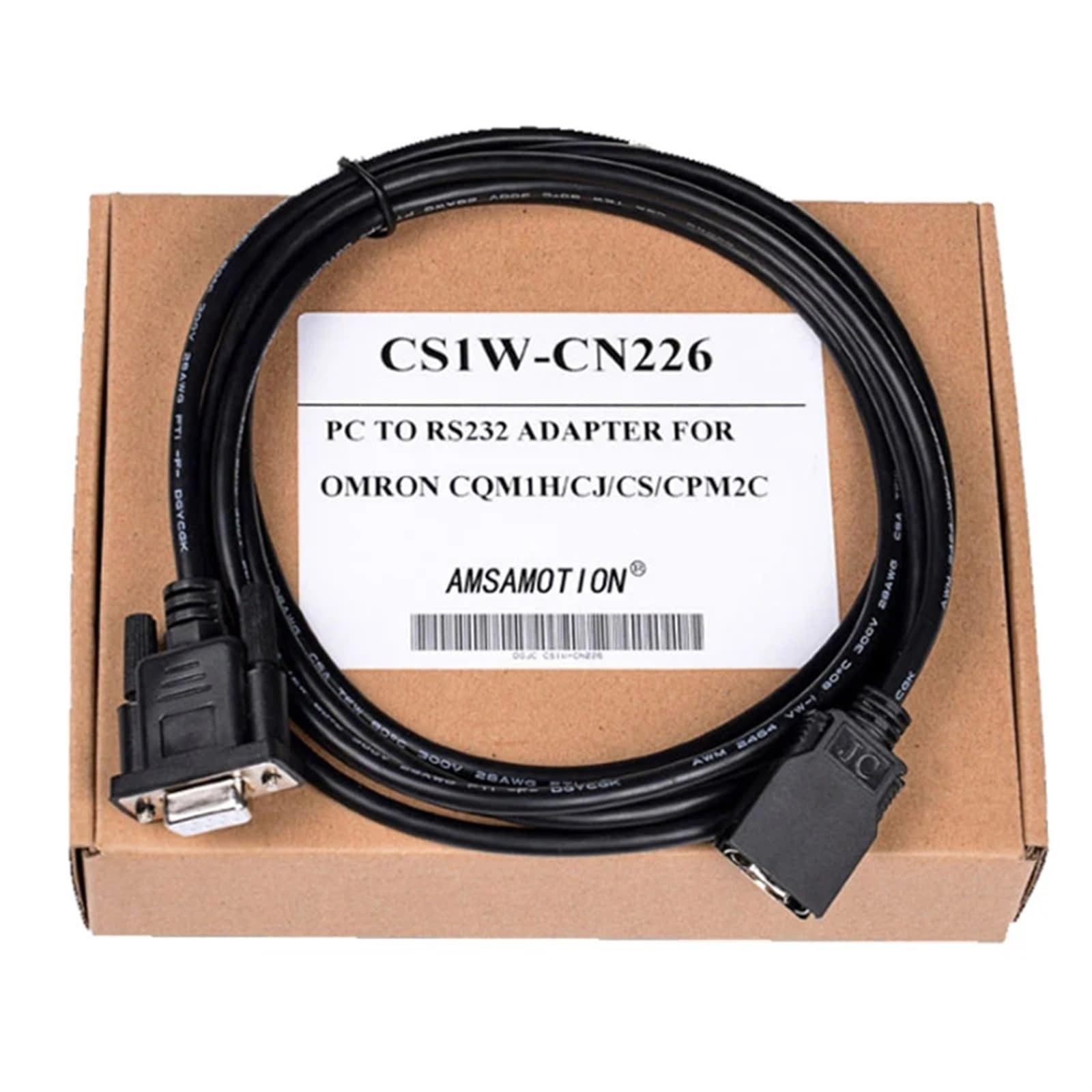 JOHQNVIGP CS1W-CN226 for CS CJ CQM1H CPM2C PLC Programming Cable
